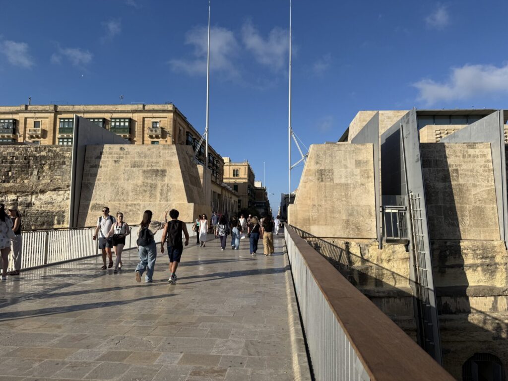 l'ingresso principale a Valletta