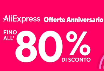 AliExpress compie 16 anni: coupon fino a 100€, cashback e sconto PayPal!